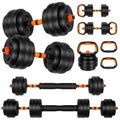 FLEXTECH Multi-Function Fitness Set - Dumbbells, Barbell, Kettlebells, Push-Up Handles