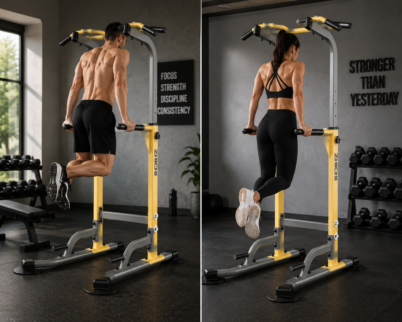 FlexStation Home Gym Pull-Up & Dip Bar