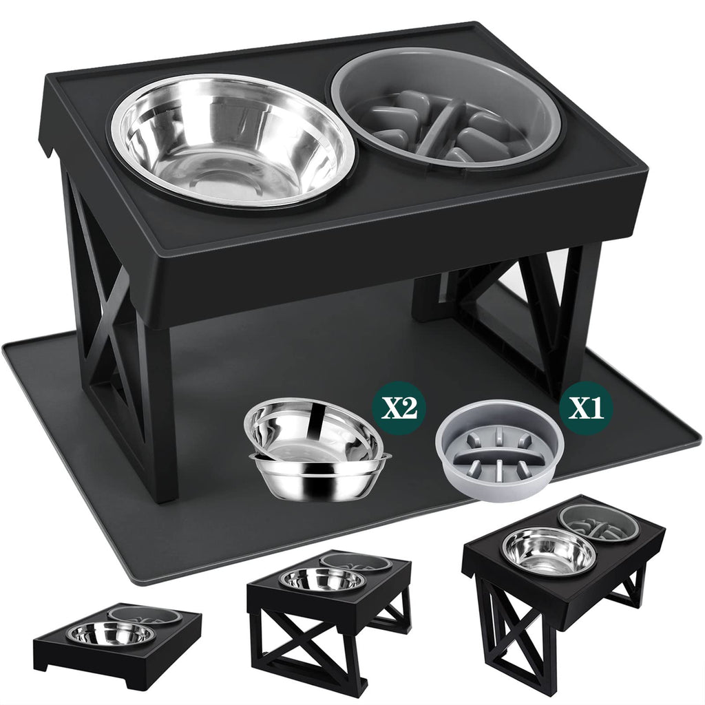 ElevateLife Adjustable Dog Bowl Station